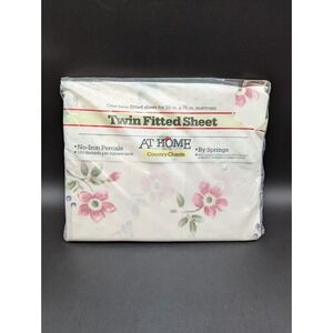 Vintage NIP Montgomery Ward At Home with Country Charm Twin Fitted Sheet Berries